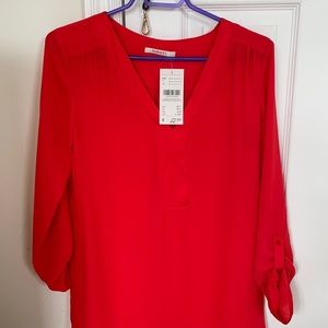 Red blouse